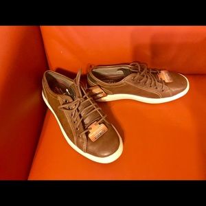 SKETCHERS leather sneakers air cooled/memory foam